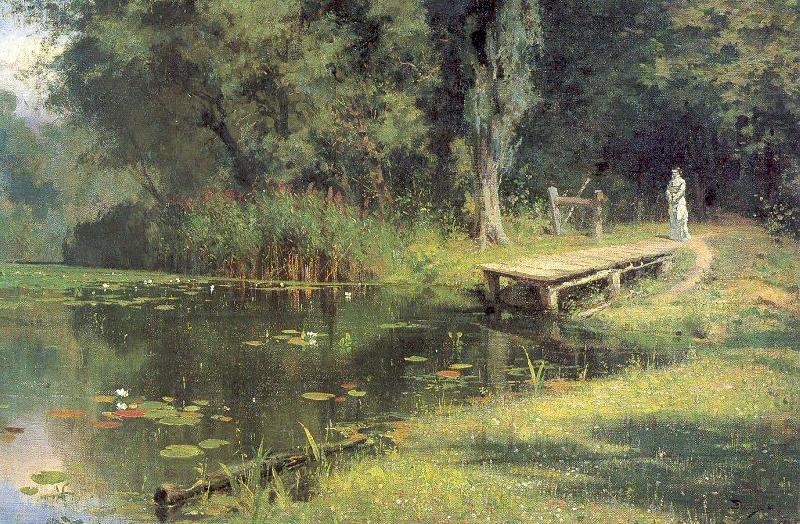 Polenov, Vasily Overgrown Pond china oil painting image